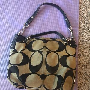 Coach signature handbag